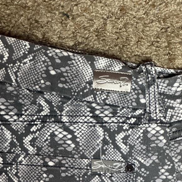 Seven 7 snakeprint skinny jeans size 14 - Picture 2 of 3